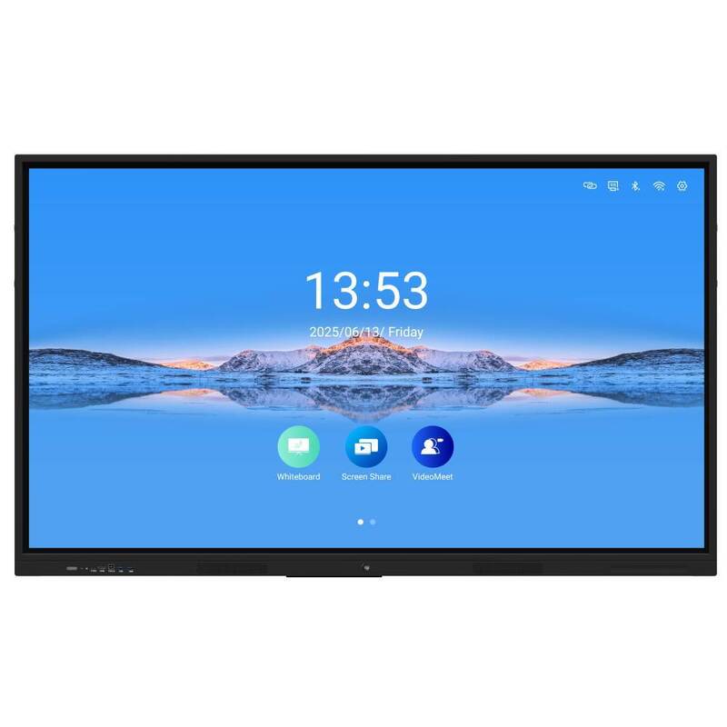 Iboard Interactive Whiteboard Pen Finger Touch Android 14 4+32G 8+128G Ram And Rom Wifi Hotspot BT Office Teaching Software Speaker Built In 65 75 86 Inch