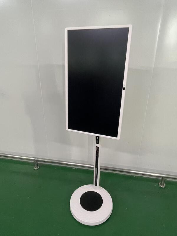 32 дюйма портативный смарт-телевизор мобильный сенсорный экран беспроводный Android-телевизор на колесах