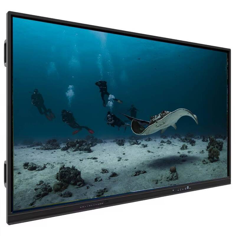 Интерактивная доска IBoard 55-98 дюймов, умная доска для обучения с дисплеем 4K HD, двойной системой Windows и Android, антибликовое закаленное стекло