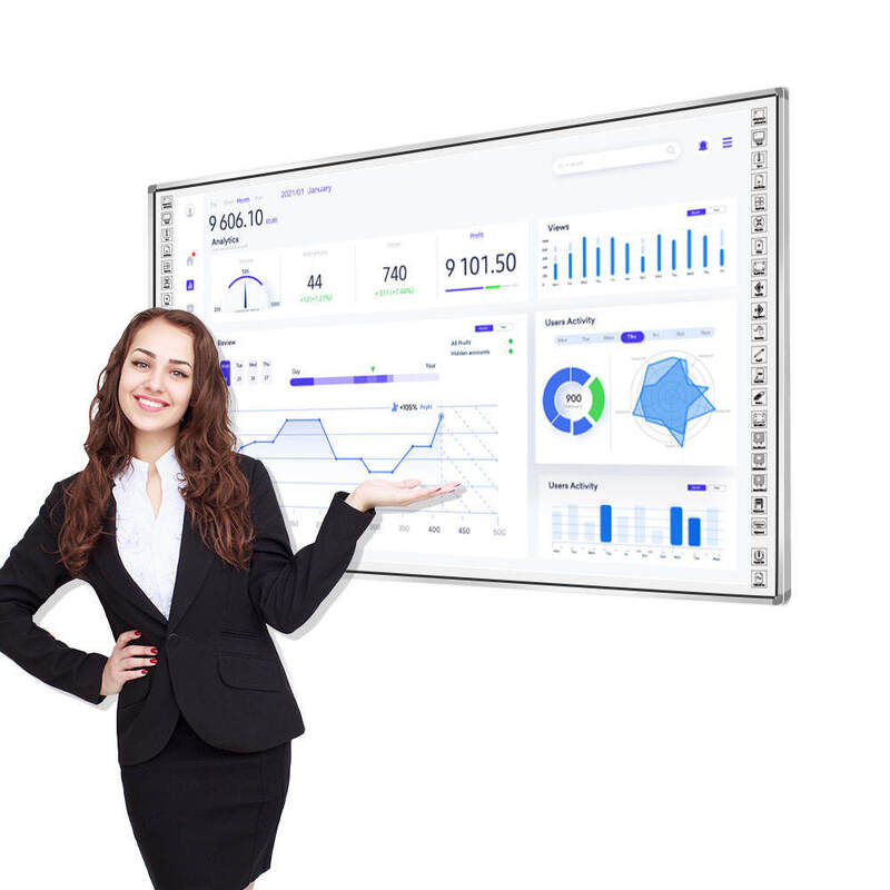 75-дюймовая интерактивная доска с инфракрасной технологией и 20-точечным емкостным сенсорным экраном