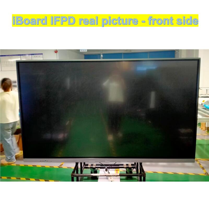 iBoard Interactive Flat Panel 98 Inch 4k Resolution Smart Touch with New Android System Equipment for Classroom Office Meeting