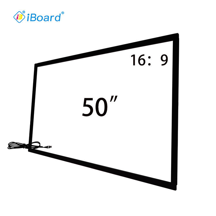 IBoard 32" 43" 50" 55" 65" 75" Инфракрасная мультисенсорная накладка USB-подключение для сенсорного монитора, телевизора, цифровых вывесок