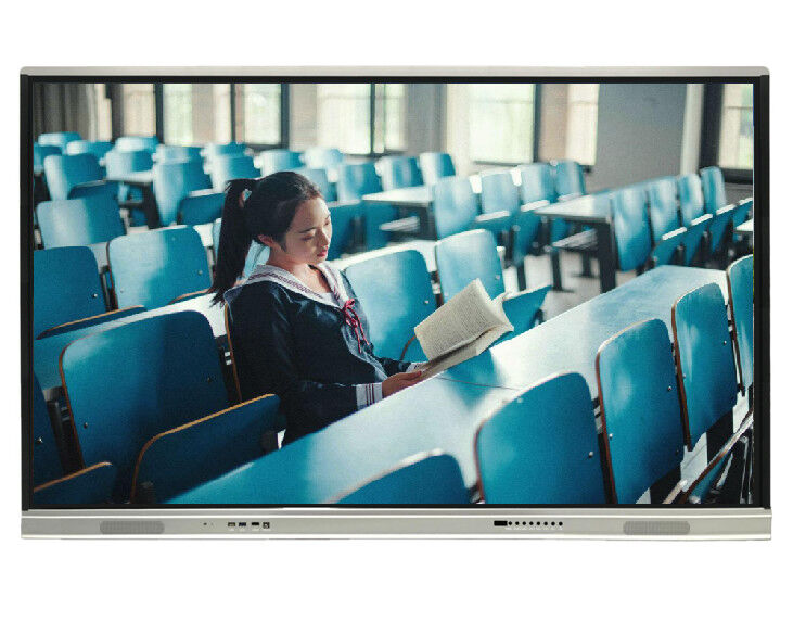 65-дюймовая интерактивная доска с разрешением 4K и инфракрасным сенсорным экраном для обучения и конференций