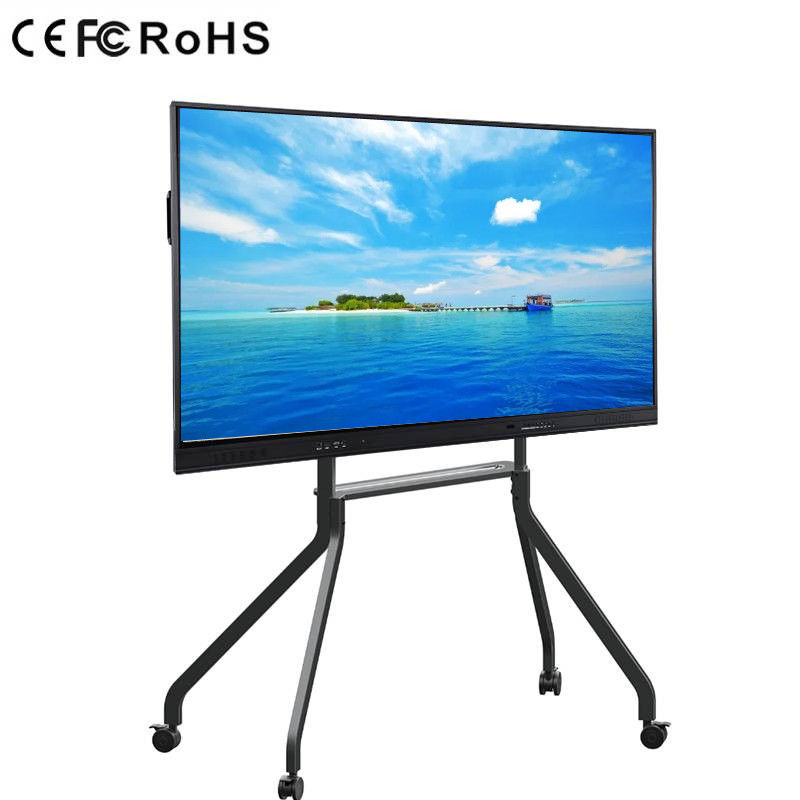 UHD 4K интерактивный сенсорный экран Монитор Zero Gap Glass Smart TV Whiteboard со всеми в одном компьютере