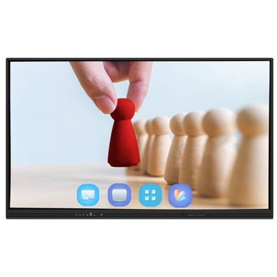 Android 13 IR Интерактивная доска для доступа к интерфейсу Finger Touch 65 75 86 дюймовый 4K Smart Panel Дисплей с Wi-Fi RJ45 беспроводное использование для встреч в офисе школы