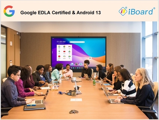 50001 Контрастный коэффициент Goolge EDLA Сертифицированный Android 13 IR Touch Dispaly Интерактивный настольный сенсорный монитор