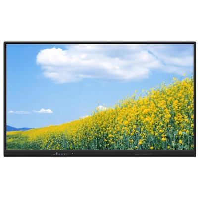 4K разрешение интерактивная плоская панель 350 яркость высокая яркость и 15W * 2 динамики Android 13 интерактивная доска для школьного образования и встреч