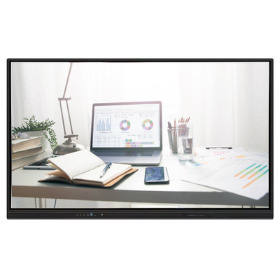 75 дюймовая 4K интерактивная умная доска с многоприкосновным экраном интерактивная плоская панель для школьного обучения