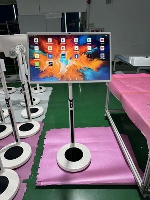 iBoard 32 дюймовый Android 13 Smart Touch Screen Беспроводной дисплей в ячейке с камерой 5-7H Долгий срок службы батареи Регулируемый стенд