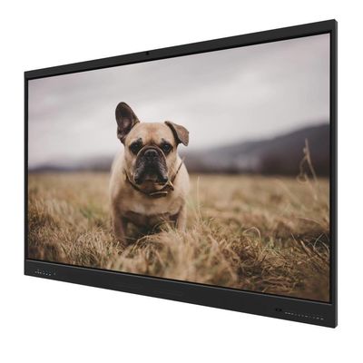 iBoard Interactive Whiteboard 98 Inch Android Windows Computer Touch Panel Smart Boards With Speaker Light Sensor Software For Education Office Meeting Business