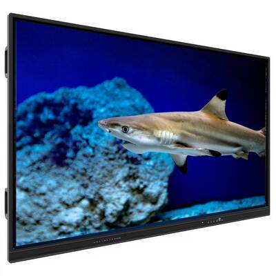 Интерактивная плоская панель с 20 точками касания, яркостью 350 кд/м² и сроком службы 50 000 часов для улучшения преподавания и совместной работы