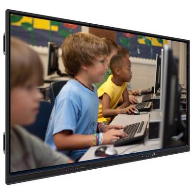 VESA Стандартная интерактивная плоская панель с 4 мм закаленным стеклом и встроенным микрофоном с 6 массивами для высокой чувствительности