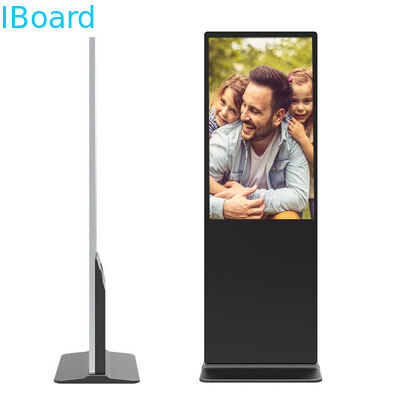 Свободно стоящая цифровая вывеска с яркостью 500-2500 нит и 16,7 М цветовым ЖК-дисплеем для внутренней рекламы